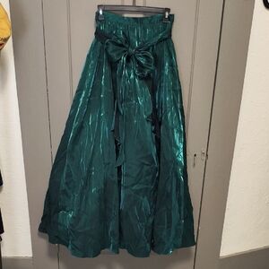 Rhapsody Shimmering Emerald A-Line Skirt